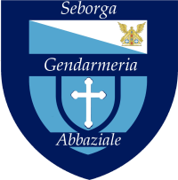 Écusson de la Gendarmerie Abbatiale du Sabourg